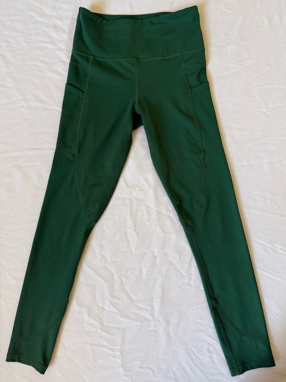 Zyia High-Waist Forest Green Active Leggings
